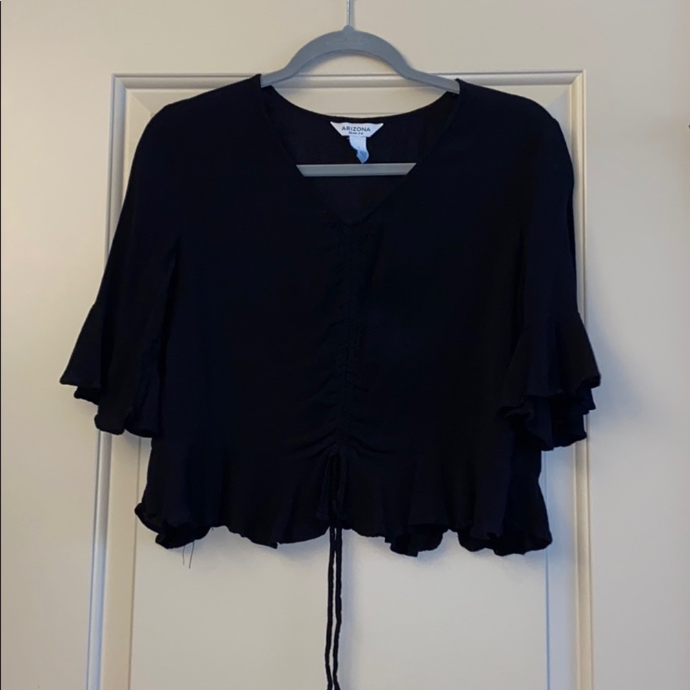 Arizona Black Crop Top Small